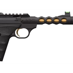 Browning Buck Mark Plus Vision 22LR Black/Gold Suppressor Ready Rimfire Pistol For Sale - browning gun shop